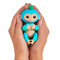 Фігурки тварин - Інтерактивна іграшка Fingerlings Мавпочка Чарлі блакитно-зелена 12 см (W37204/3723)#2
