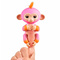 Фигурки животных - Интерактивная игрушка Fingerlings Обезьянка Саммер розово-оранжевая 12 см (W37204/3725)#2