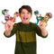Фигурки животных - Интерактивная игрушка Fingerlings Динозавр Блейз оранжевый 12 см (W3780/3781)#5