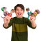 Фигурки животных - Интерактивная игрушка Fingerlings Динозавр Фури смарагдовый 12 см (W3780/3783)#5