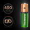 Акумулятори і батарейки - Акумуляторні батареї Duracell Ni-MH AA HR6 1300mAh 2шт (5000394039186)#2