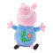 Персонажи мультфильмов - Мягкая игрушка Peppa Pig Джордж с вышитым динозавром со звуком 25 см (30116)#2