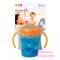 Товари для догляду - Чашка-непроливайка Munchkin Miracle 360 Deco блакитний з помаранчевим (01229401-02) (01229401-02 )#2