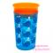 Товари для догляду - Чашка-непроливайка Munchkin Miracle 360 Deco блакитний з помаранчевим (01229401-02) (01229401-02 )#4