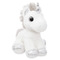 М'які тварини - М'яка іграшка Aurora Сяючі очі Єдиноріг срібний 30 см (161257D)#3