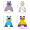Игрушки для ванны - Аква-пазлы Baby Great Смешные животные 4 игрушки (GB-FM4D) (5002028)#5