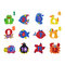 Игрушки для ванны - Аква-пазлы Baby Great Морские жители и циферки (GB-7623B) (5002029)#2