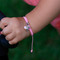 Ювелирные украшения - Браслет UMa&UMi Коляска серебро розовый (410543200611)#3
