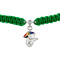 Ювелирные украшения - Браслет UMa&UMi Мишка с зонтиком серебро зелёный (419540700608)#2
