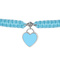 Ювелирные украшения - Браслет UMa&UMi Сердце серебро голубой (8857788266058)#2