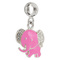 Ювелірні прикраси - Кулон UMa&UMi Слон срібло рожевий (8214913417073)#2