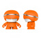 Портативні колонки та навушники - Портативна колонка Xoopar Mini Xboy LED з ремінцем помаранчева 7 см (XBOY81001.20A)#2