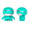 Портативные колонки и наушники - Портативная колонка Xoopar Mini Xboy LED с ремешком бирюзовая 7 см (XBOY81001.30A)#2
