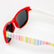 Солнцезащитные очки - Солнцезащитные очки INVU Красно-белые вайрфареры с полосками (2402L_K) (K2402L)#3