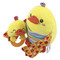 Развивающие игрушки - Мягкая игрушка с прорезывателем Baby Team Зверюшки 2 в 1 Цыплёнок (8536/2)#4