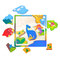 Развивающие игрушки - Пазл-мозаика Quokka Динозаврики (QUOKA015PM)#4