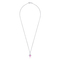 Ювелірні прикраси - Кулон UMa & Umi Лапка із серцем срібло рожевий (7654697597911)#2