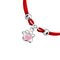 Ювелирные украшения - Браслет на цепочке UMa&UMi Лапка с розовым сердечком (8966522546223)#2
