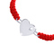 Ювелирные украшения - Браслет плетеный UMa&UMi Сердце большое Swarovski красный (1234652582587)#2
