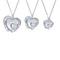 Ювелирные украшения - Кулон UMa&UMi Сердце большое двойное белый (3089534159870)#3