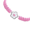 Ювелирные украшения - Браслет плетеный UMa&UMi Цветочек с сердечком розовый (9143862825464)#2