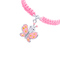 Ювелірні прикраси - Браслет плетений UMa&UMi з прикрасою Метелик з очима рожевий (4044394968009)#2
