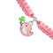 Ювелирные украшения - Браслет плетеный UMa&UMi с украшением  Птичка розовый (6090273555684)#2