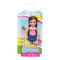Куклы - Кукла Barbie Club Chelsea Шатенка в топе со щенком (DWJ33/DWJ36)#3