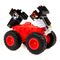 Транспорт і спецтехніка - Машинка Hot Wheels Monster trucks Потужний удар червона 1:43 (GCF94/GCF95)#2