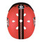 Захисне спорядження - Захисний шолом Globber Перегони з ліхтариком  червоний (507-102)#3