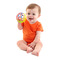 Развивающие игрушки - Развивающая игрушка Oball Гибкий мяч красно-желтый мультиколор 10 см (81024/81024-3)#2