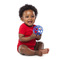 Развивающие игрушки - Развивающая игрушка Oball Мяч с погремушкой синий 10 см (81031/81031-4)#3