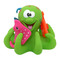 Игрушки для ванны - Набор Baby Team Подводный мир Осьминог зеленый (9005/9005-1)#2