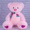 Мягкие животные - Мягкая игрушка Копиця Медвежонок Бублик love розовый 90 см (21004-05)#2