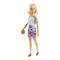 Куклы - Набор Barbie Fashionistas Блондинка с хвостом в голубом сарафане (FJF67/FRY79)#2