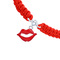 Ювелирные украшения - Браслет UMa&UMi Красный с подвеской губки (4309732957528)#2