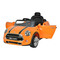 Электромобили - Детский электромобиль Babyhit Mini оранжевый рулевое и дистанционное управление с эффектами (71146)#2
