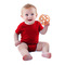 Розвивальні іграшки - Розвивальна іграшка Oball М'яч із брязкальцем помаранчевий 10 см (81031/81031-5)#2