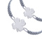 Ювелирные украшения - Браслет UMa&UMi Серебристый с большим четырехлистником (3807199383849)#3