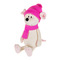 Мягкие животные - Мягкая игрушка Maxi toys Мышка Пинки з шарфом и шапочкой 28 см (2024401)#2