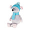 Мягкие животные - Мягкая игрушка Maxi toys Мышонок Блу с шарфом и шапочкой 28 см (2024402)#2