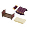 Аксесуари для фігурок - Набір іграшкових меблів Sylvanian Families Розкішне ліжко (5366)#2