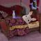 Аксессуары для фигурок - Набор игрушечной мебели Sylvanian Families Роскошная кровать (5366)#5
