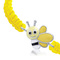 Ювелірні прикраси - Браслет UMa and UMi Весела бджілка жовтий (5297771760638)#2