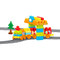 Блочные конструкторы - Конструктор Wader Baby blocks Железная дорога 58 элементов 2,24 м (41470)#2