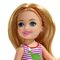 Ляльки - Лялька Barbie Club Chelsea Білявка в топі з динозавром (DWJ33/FXG82)#2