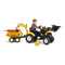 Велосипеди - Веломобіль Falk Трактор Силовий навантажувач із причепом і ковшами жовтий (1000WH)#2