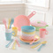 Детские кухни и бытовая техника - Набор детской посудки KidKraft Пастель 27 предметов (63027)#3
