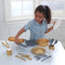 Детские кухни и бытовая техника - Набор детской посудки KidKraft Металлический модерн 27 предметов (63532)#5