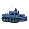 Радиоуправляемые модели - Игрушечный танк Great Wall Toys Тигр на радиоуправлении серый 1:72 (GWT2117-4)#2
